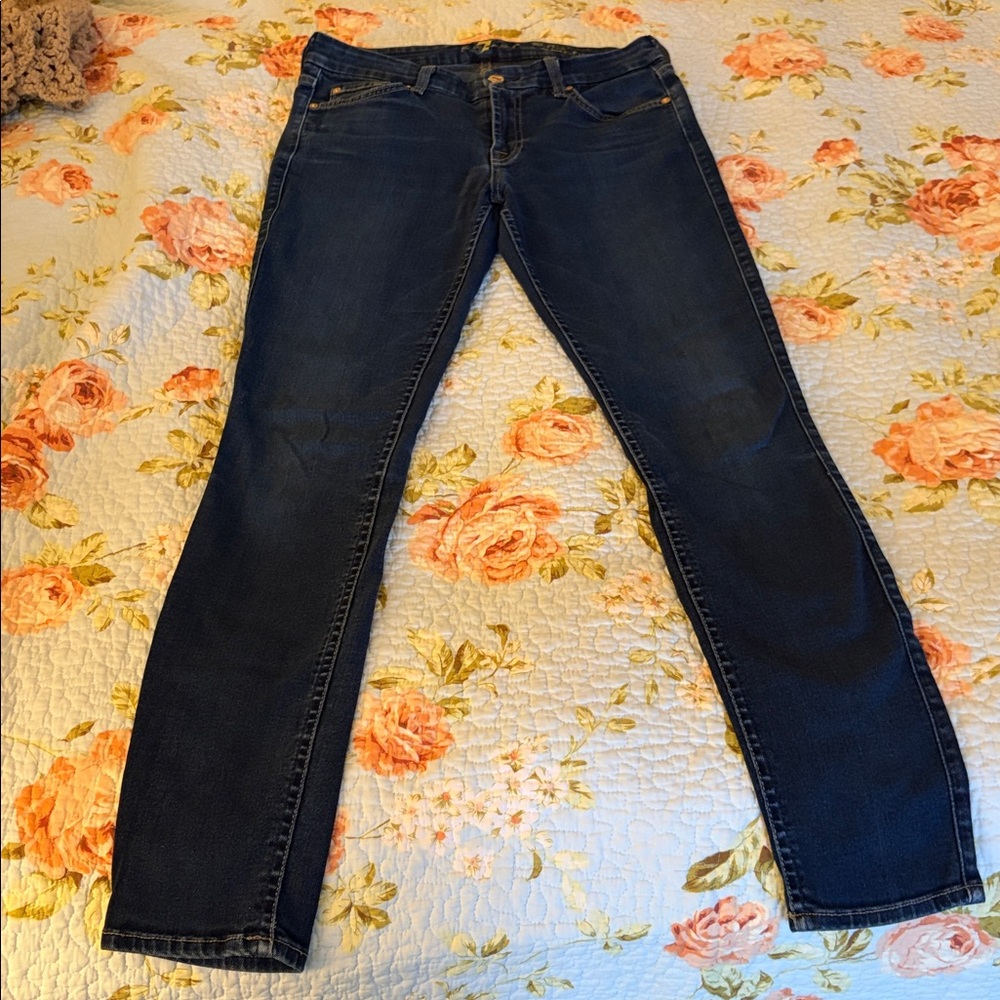 7 For All Mankind Indigo Skinny Jeans